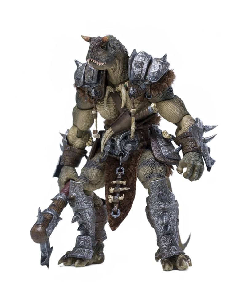 メタリックファンタジーフィギュアセット Amazon.co.jp: [AC]AXYTOYS 恐竜の戦場 20cm 戦士 可動